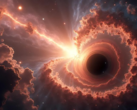 On pense que les trous noirs primordiaux se sont formés peu après le Big Bang, il y a près de 13,8 milliards d'années. Photo : représentation d'un trou noir par un artiste. (Source de l'image : CharlVera - Pixabay)