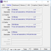 CPU-Z: Cache