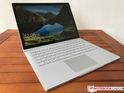 En test : la Microsoft Surface Book 2. Modèle de test aimablement fourni par Notebooksbilliger.
