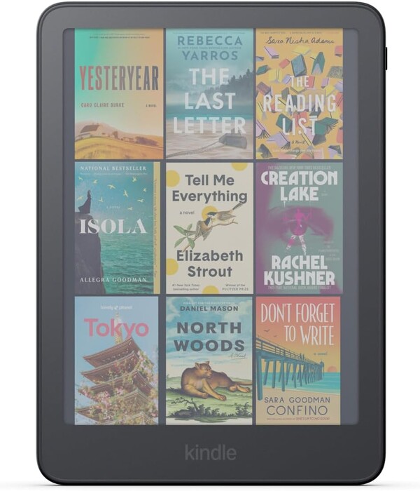 Le Kindle Colorsoft est doté d’un écran amélioré offrant une meilleure netteté et une plus grande uniformité.