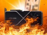 La Nvidia GeForce RTX 4090 aura besoin d'un sérieux système de refroidissement si les rumeurs sur la puissance requise sont vraies. (Image source : Nvidia/Unsplash - édité)