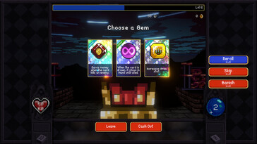 Photo : une capture d'écran du jeu Vampire Crawlers.