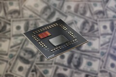 Le Ryzen 7 5800X3D dispose de 96 Mo de cache total. (Source : Mackenzie Marco sur Unsplash, édité par AMD)