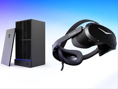 Mini-PC Pimax Spation et casque VR Crystal Pro.