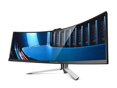 Le PD49 d'AOC semble être équipé d'une webcam pop-up (Source de l'image : AOC)