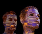 Visages humains avec des circuits symbolisant l'intelligence artificielle (Source de l'image : Gerd Altmann de Pixabay)