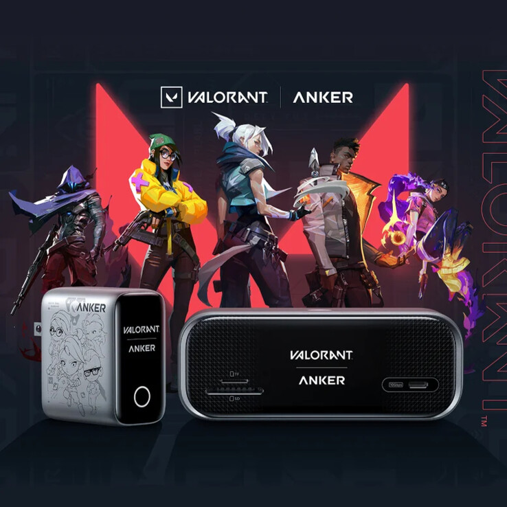 Collaboration officielle entre Anker et Riot Games sur le thème des agents de Valorant