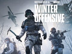 La bannière de l'offensive hivernale de Battlefield 6 est montrée (Image source : Battlefield X account with edits)