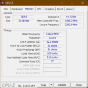 Mémoire CPU-Z