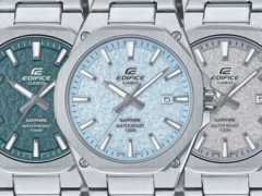 De gauche à droite (photo) : Casio Edifice EFR-S108DE-3A, EFR-S108DE-2A et EFR-S108DE-8A. (Source de l&#039;image : Casioblog)
