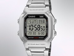 Casio s'apprête à commercialiser la montre W-800HD-1AV en Europe. (Source de l'image : Casio, édité)