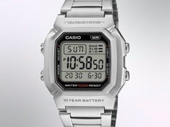 Casio s'apprête à commercialiser la montre W-800HD-1AV en Europe. (Source de l'image : Casio, édité)