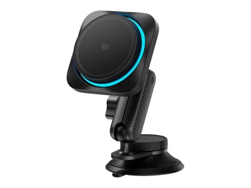 Chargeur magnétique de voiture ESR certifié Qi2 25W. (Source de l'image : ESR)