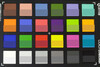 UleFone Power 5 - ColorChecker (la couleur de référence se trouve dans la partie inférieure de chaque case).