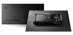 La Nvidia GeForce RTX 4070 Super Founders Edition est proposée dans une nouvelle finition mate. (Source de l'image : Nvidia)
