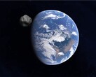Image montrant un astéroïde se dirigeant vers la Terre. (Source de l'image : Batman111 - Pixabay)