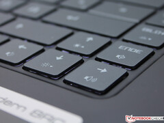 Les touches du MSI PS63 sont plates...