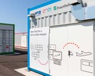 Le projet a utilisé 762 batteries de voiture de Merces-Benz, Stellantis et Nissan. (Source de l'image : Enel)