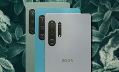 Un concept de Sony Xperia 1 V réalisé par un fan le montre avec un équipement photo supplémentaire. (Image source : PEACOCK &amp;amp; Unsplash - édité)
