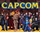 Logo de Capcom représentant des personnages de ses jeux. L'éditeur japonais a largement échappé à la vague de licenciements qui a frappé les studios de jeux vidéo occidentaux.