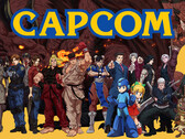 Logo de Capcom représentant des personnages de ses jeux. L'éditeur japonais a largement échappé à la vague de licenciements qui a frappé les studios de jeux vidéo occidentaux.