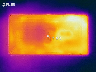 Sony Xperia XZ2 Premium - Relevé thermique à l'arrière de l'appareil en cas de sollicitations.