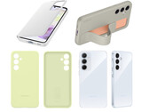 Voici plusieurs modèles d'étuis officiels de Samsung pour le Galaxy A35 et le Galaxy A55. (Source de l'image : Appuals - édité)