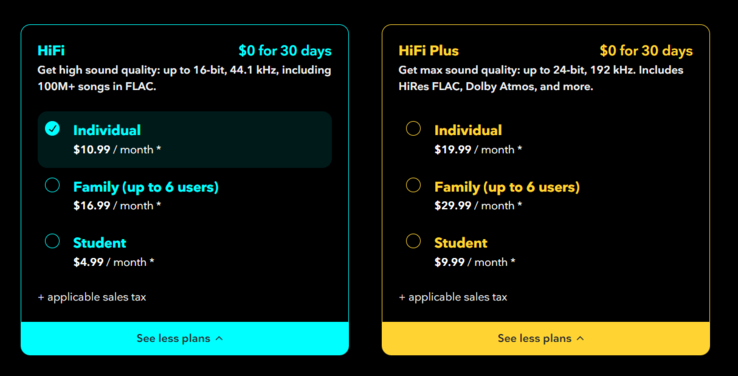 À l'avenir, Tidal HiFi Plus fera partie de l'abonnement normal, sans frais supplémentaires. (Image : Tidal)
