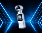 Image conceptuelle d'une caméra portable à cardan.