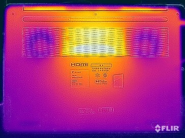 Essai de résistance aux températures de surface (face inférieure)