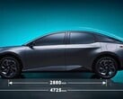 La berline électrique bZ3 est légèrement plus longue que la Model 3 (image : Toyota)