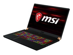 En test : le MSI GS65 8SG Stealth. Modèle de test fourni par MSI Allemagne.