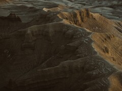 Une image décorative. La photo représente une vue aérienne d'une montagne (Source de l'image : Harrison Steen via Unsplash ; recadré)