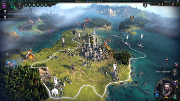 Une image montrant une carte dans Age of Wonders 4.