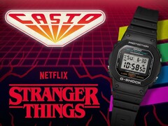La deuxième montre de Casio en collaboration avec Stranger Things serait sur le point de voir le jour et cette fois-ci, elle sera basée sur la classique DW-5600UE. (Source de l&#039;image : Casio avec modifications)