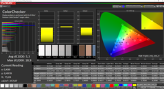 Lenovo ThinkPad E490 - CalMAN : Color Checker.