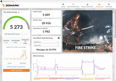 Fire Strike (fonctionnement sur batterie)