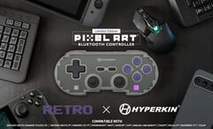 La manette sans fil Hyperkin Pixel Art est une version moderne de la manette SNES. (Source de l'image : Hyperkin)