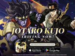 Illustration promotionnelle pour « JoJo's Bizarre Adventure : Golden Spirit ».