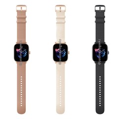 La GTS 3 est l&#039;une des trois smartwatches qu&#039;Amazfit dévoilera la semaine prochaine. (Image source : @passionategeekz)