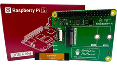 Pineberry Pi lance Top and Bottom HatDrive pour Raspberry Pi 5 SBC (Image source : Pineberry)