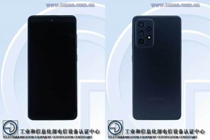 Les nouvelles images plus officielles du Samsung Galaxy A52. (Source : TENAA via MySmartPrice)