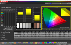 CalMAN ColorChecker (Profil : P3)