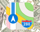 Apple Maps pourrait bientôt intégrer des promotions payantes. (Source de l'image : Apple Maps et iStockPhotos, avec modifications)