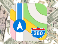 Apple Maps pourrait bientôt intégrer des promotions payantes. (Source de l'image : Apple Maps et iStockPhotos, avec modifications)