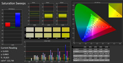 Dell Inspiron 15 5579 - CalMAN : saturation.