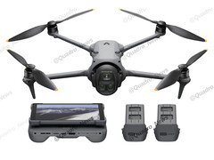 La télécommande RC Pro 2 de DJI présente un design innovant avec un écran pliable. (Source de l'image : via Igor Bogdanov)