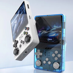 Le R36S Plus emprunte le design du Powkiddy V20 à de nombreux égards. (Source de l'image : Game Console)