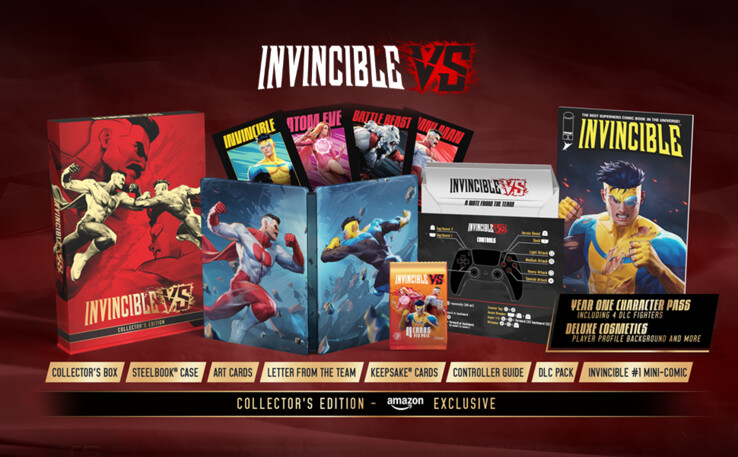 Contenu de l'édition collector Invincible VS exclusive à la PlayStation 5.
