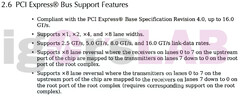 Caractéristiques du Navi 23 RX 6600 PCIe Gen4. (Source d'image : igor'sLAB)